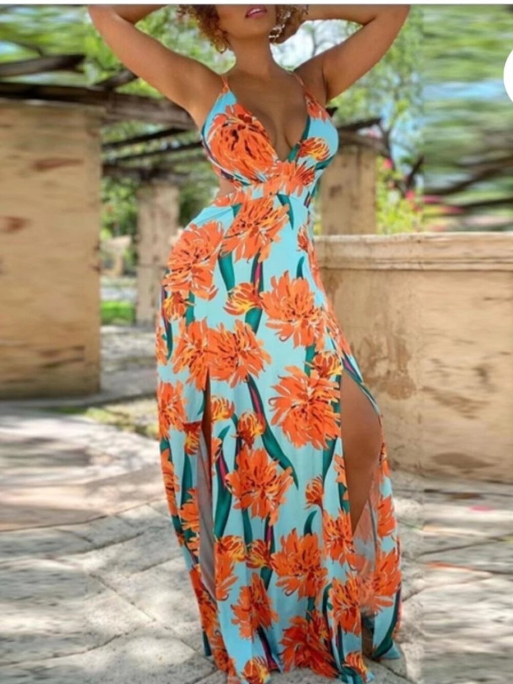 Plus size maxi dress